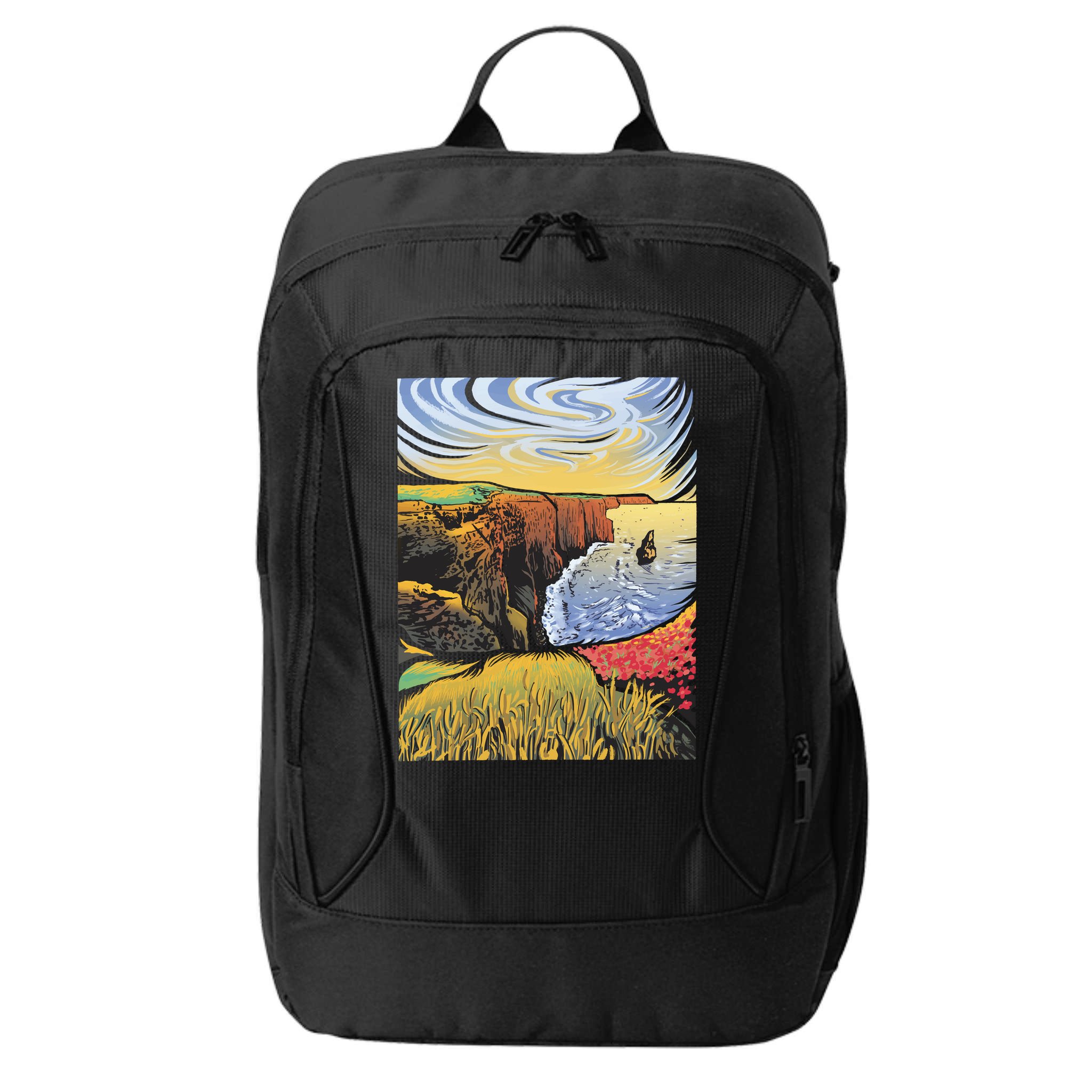 Cliffs Of Moher Landscape Nature City Backpack