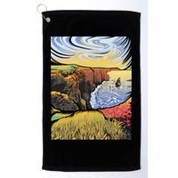 Cliffs Of Moher Landscape Nature Golf Towel