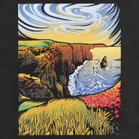 Cliffs Of Moher Landscape Nature Golf Towel