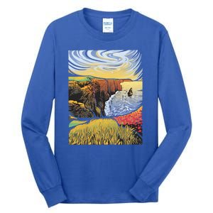 Cliffs Of Moher Landscape Nature Tall Long Sleeve T-Shirt