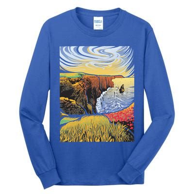 Cliffs Of Moher Landscape Nature Tall Long Sleeve T-Shirt