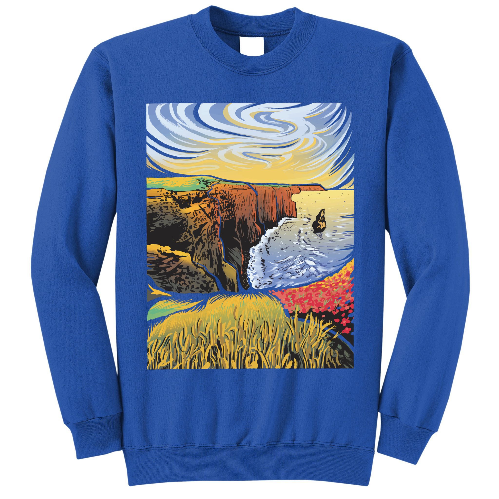 Cliffs Of Moher Landscape Nature Tall Sweatshirt