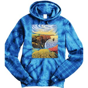 Cliffs Of Moher Landscape Nature Tie Dye Hoodie