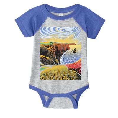 Cliffs Of Moher Landscape Nature Infant Baby Jersey Bodysuit