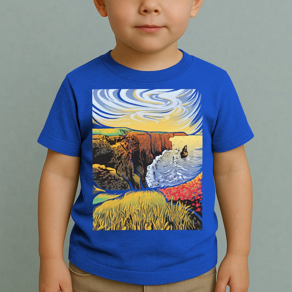 Cliffs Of Moher Landscape Nature Toddler T-Shirt