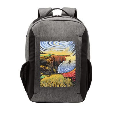 Cliffs Of Moher Landscape Nature Vector Backpack