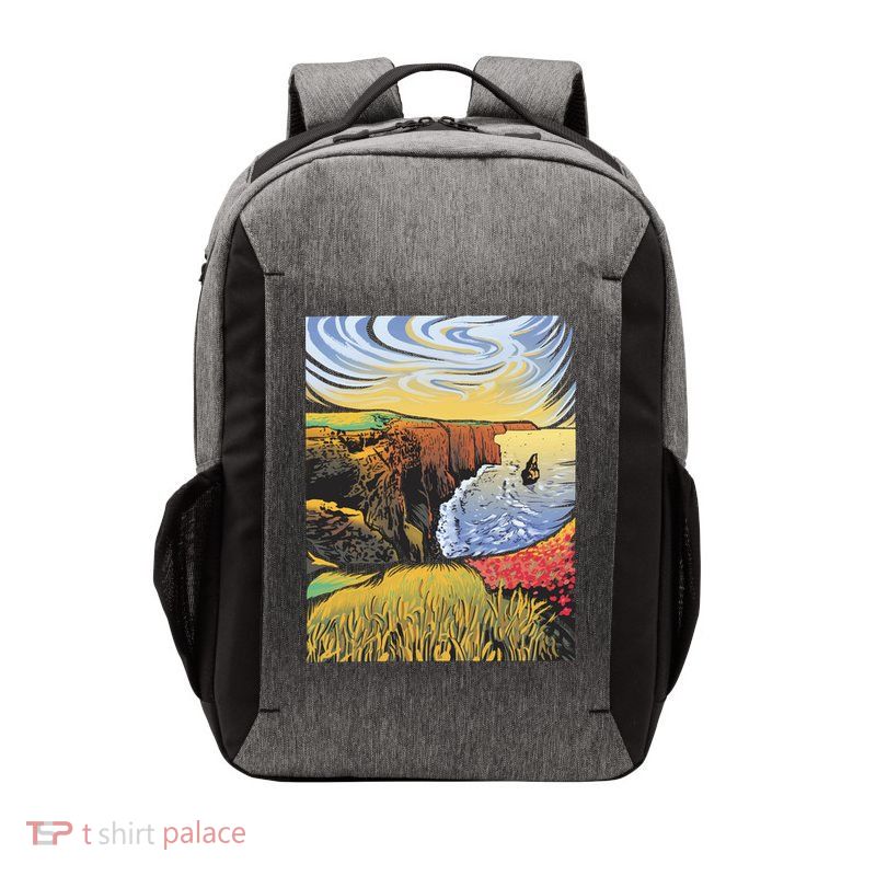 Cliffs Of Moher Landscape Nature Vector Backpack