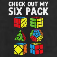 Check Out My Six Pack Puzzle Cube Funny Speed Cubing Trucker Hat