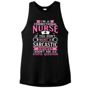 Correction Officer Medical Nursing Im A Correctional Nurse Cute Gift Ladies PosiCharge Tri-Blend Wicking Tank