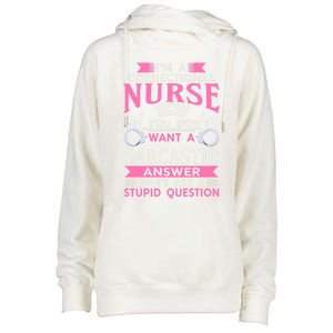 Correction Officer Medical Nursing Im A Correctional Nurse Cute Gift Womens Funnel Neck Pullover Hood