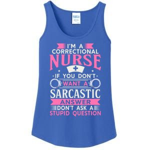 Correction Officer Medical Nursing Im A Correctional Nurse Cute Gift Ladies Essential Tank