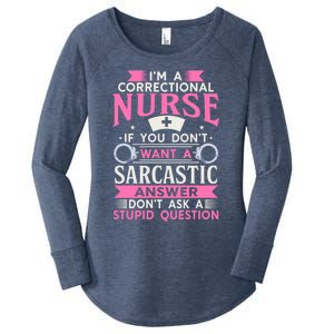 Correction Officer Medical Nursing Im A Correctional Nurse Cute Gift Women's Perfect Tri Tunic Long Sleeve Shirt