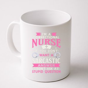 Correction Officer Medical Nursing Im A Correctional Nurse Cute Gift Coffee Mug