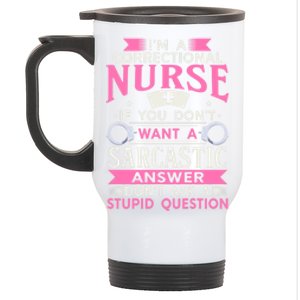 Correction Officer Medical Nursing Im A Correctional Nurse Cute Gift Stainless Steel Travel Mug