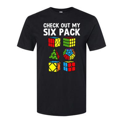 Check Out My Six Pack Puzzle Cube Funny Speed Cubing Softstyle CVC T-Shirt