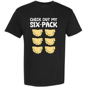 Check Out My Six Pack Polish Dumplings Funny Pierogi Garment-Dyed Heavyweight T-Shirt