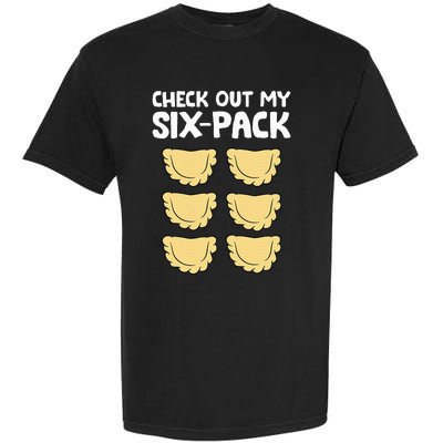 Check Out My Six Pack Polish Dumplings Funny Pierogi Garment-Dyed Heavyweight T-Shirt