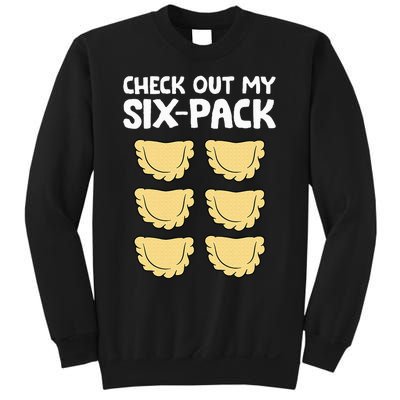 Check Out My Six Pack Polish Dumplings Funny Pierogi Sweatshirt