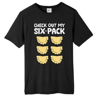 Check Out My Six Pack Polish Dumplings Funny Pierogi Tall Fusion ChromaSoft Performance T-Shirt