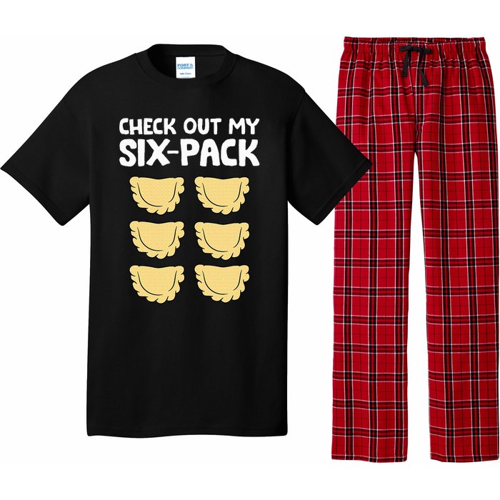 Check Out My Six Pack Polish Dumplings Funny Pierogi Pajama Set