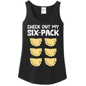 Check Out My Six Pack Polish Dumplings Funny Pierogi Ladies Essential Tank