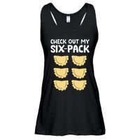 Check Out My Six Pack Polish Dumplings Funny Pierogi Ladies Essential Flowy Tank