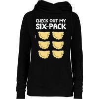 Check Out My Six Pack Polish Dumplings Funny Pierogi Womens Funnel Neck Pullover Hood