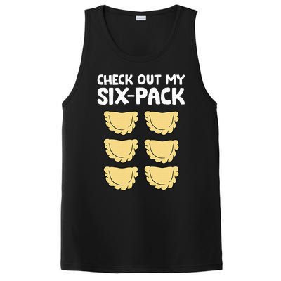 Check Out My Six Pack Polish Dumplings Funny Pierogi PosiCharge Competitor Tank