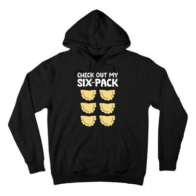 Check Out My Six Pack Polish Dumplings Funny Pierogi Tall Hoodie