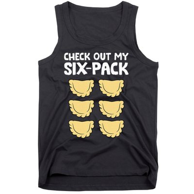 Check Out My Six Pack Polish Dumplings Funny Pierogi Tank Top