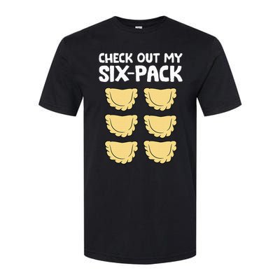 Check Out My Six Pack Polish Dumplings Funny Pierogi Softstyle CVC T-Shirt