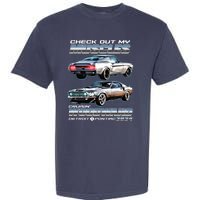 Check Out My Muscles Cruising Woodward Detroit To Pontiac 2024 Garment-Dyed Heavyweight T-Shirt