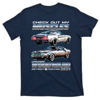 Check Out My Muscles Cruising Woodward Detroit To Pontiac 2024 T-Shirt