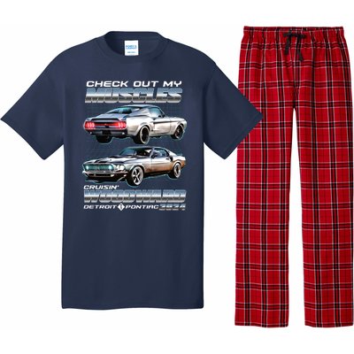 Check Out My Muscles Cruising Woodward Detroit To Pontiac 2024 Pajama Set