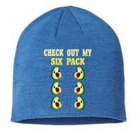 Check Out My Six 6 Pack Avocado Weightlifting 'S 'S Meaningful Gift Sustainable Beanie