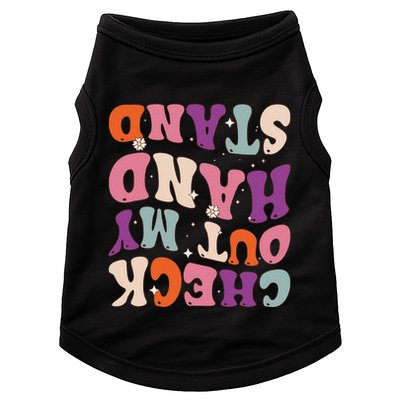 Check Out My Handstand Funny Gymnastics Doggie Tank