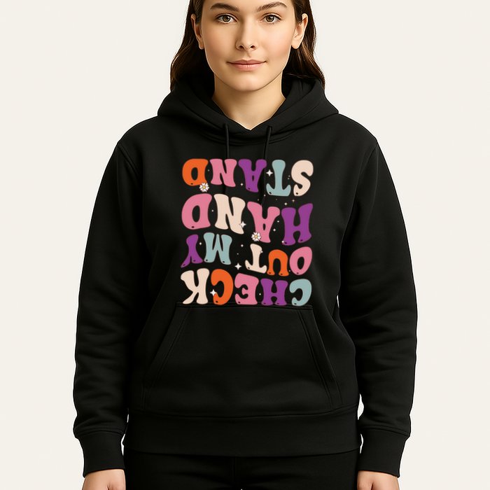 Check Out My Handstand Funny Gymnastics Hoodie