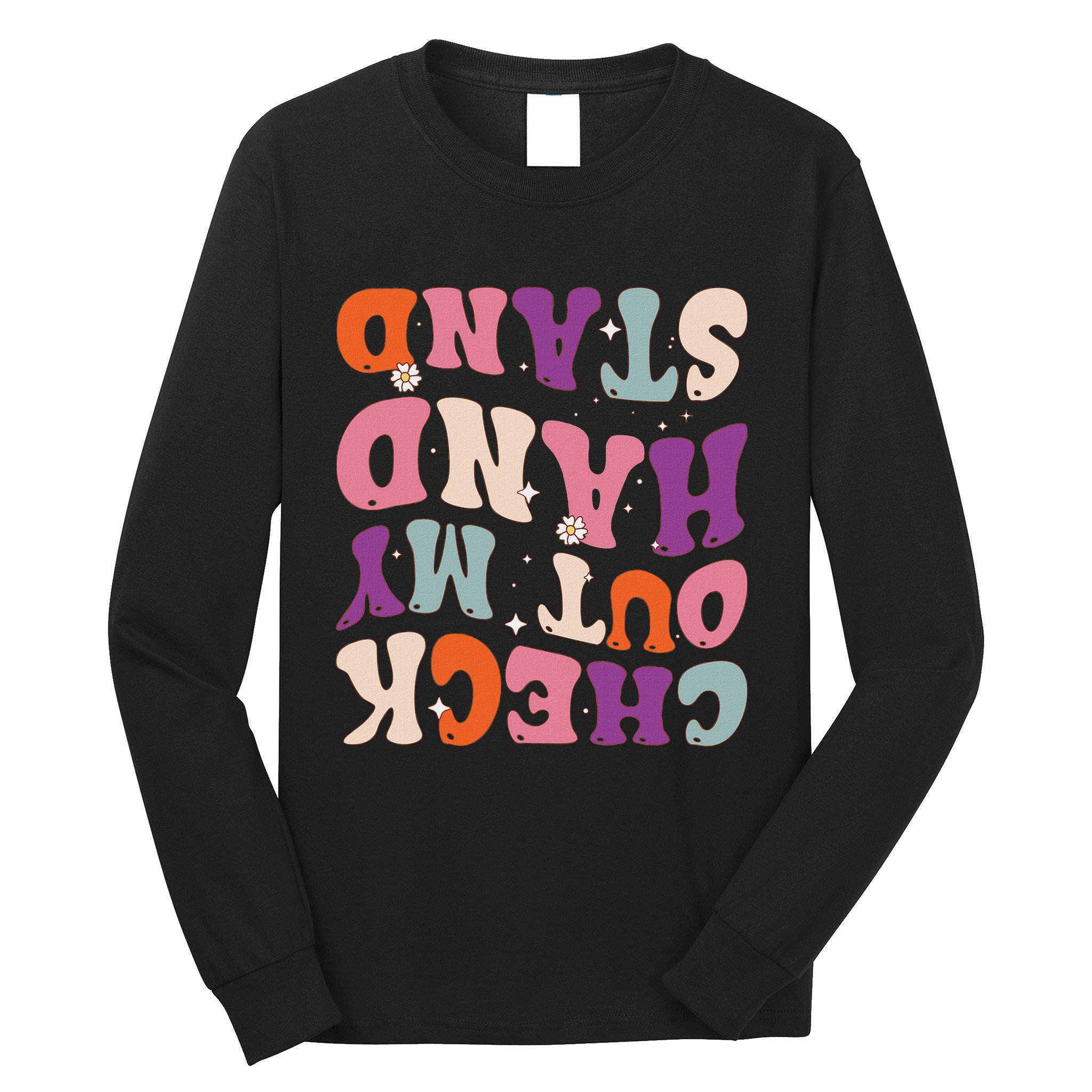 Check Out My Handstand Funny Gymnastics Long Sleeve Shirt