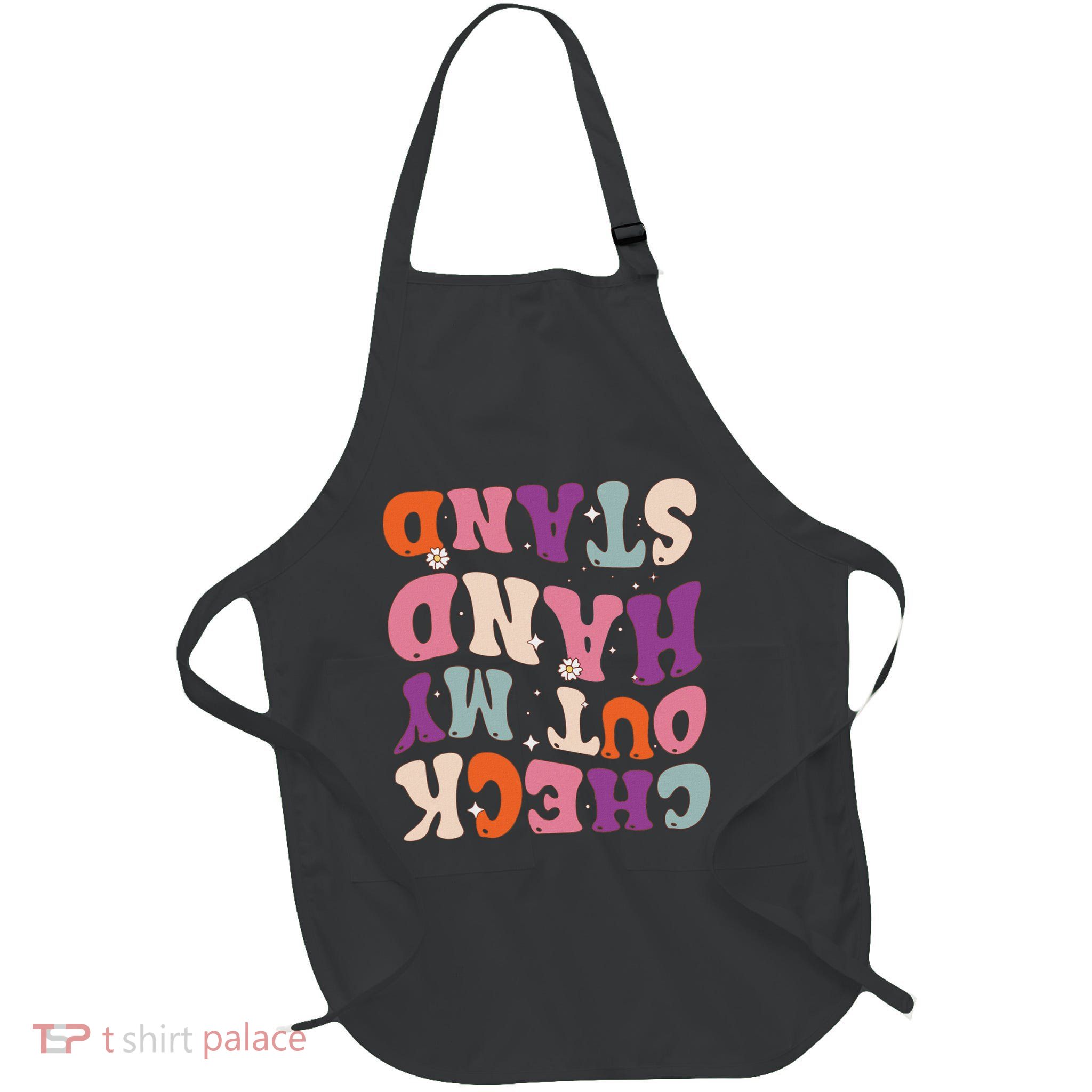 Check Out My Handstand Funny Gymnastics Full-Length Apron With Pockets