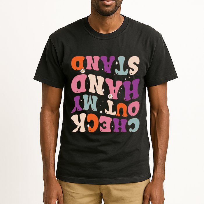 Check Out My Handstand Funny Gymnastics Tall T-Shirt