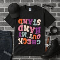 Check Out My Handstand Funny Gymnastics Tall T-Shirt