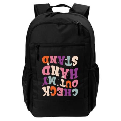 Check Out My Handstand Funny Gymnastics Backpack