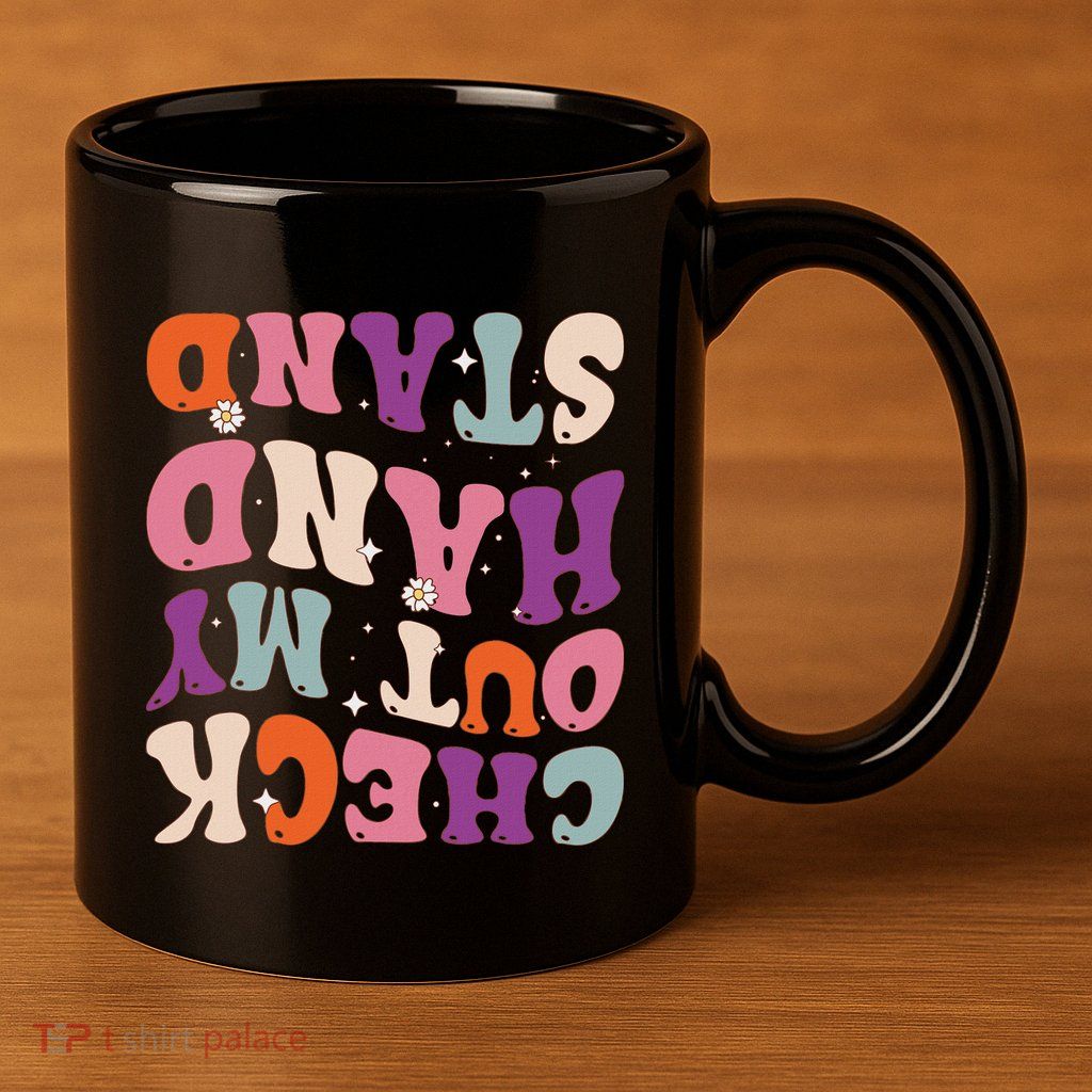 Check Out My Handstand Funny Gymnastics 11oz C Handle Ceramic Mug
