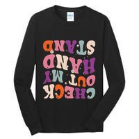 Check Out My Handstand Funny Gymnastics Tall Long Sleeve T-Shirt