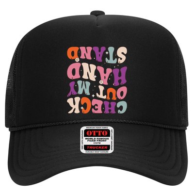 Check Out My Handstand Funny Gymnastics Trucker Hat