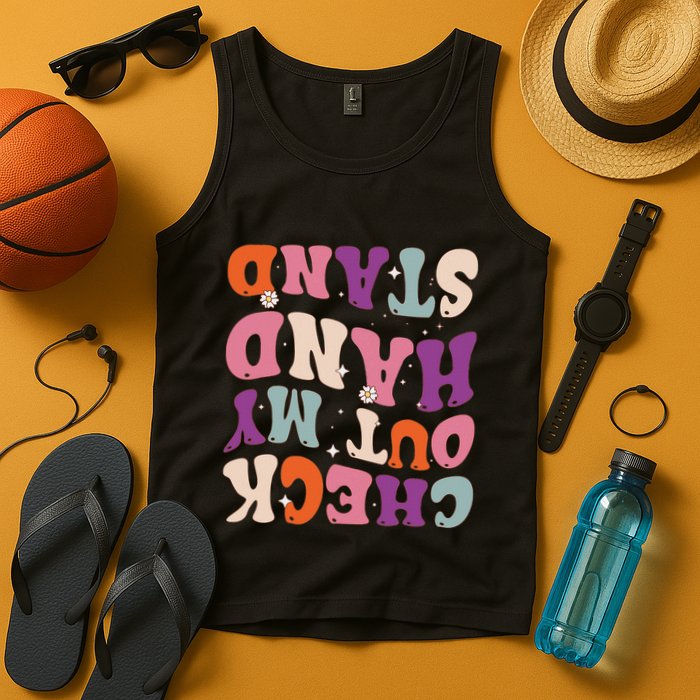 Check Out My Handstand Funny Gymnastics Tank Top