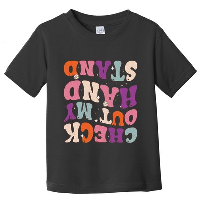 Check Out My Handstand Funny Gymnastics Toddler T-Shirt