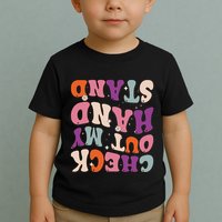 Check Out My Handstand Funny Gymnastics Toddler T-Shirt