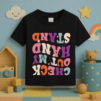 Check Out My Handstand Funny Gymnastics Toddler T-Shirt