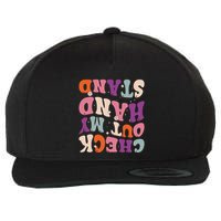 Check Out My Handstand Funny Gymnastics Wool Snapback Cap